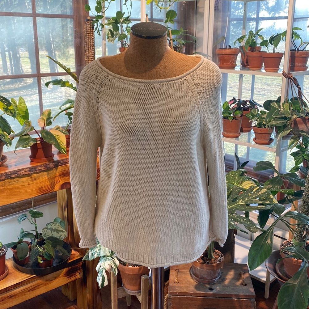 Cream knit sweater - Picture 1 of 1